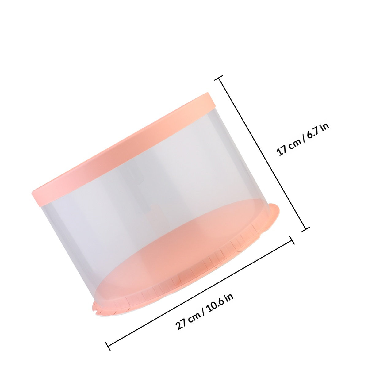 1Pcs Cake Box Paper Lid Plasti - Cookies Pack ulasan dan harga