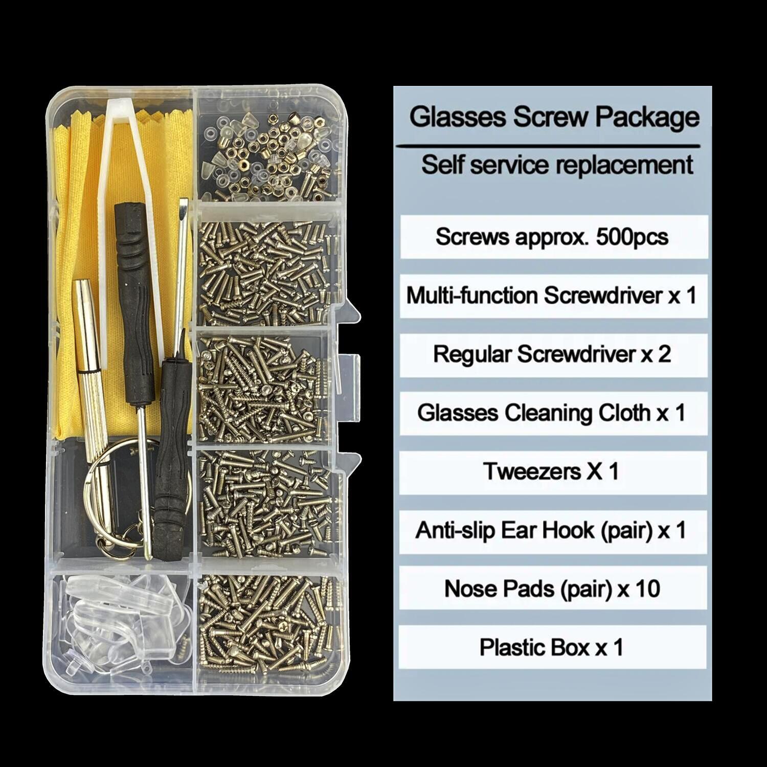 500 Pcs Eyeglasses Sunglass Re - Nuts Mix ulasan dan harga