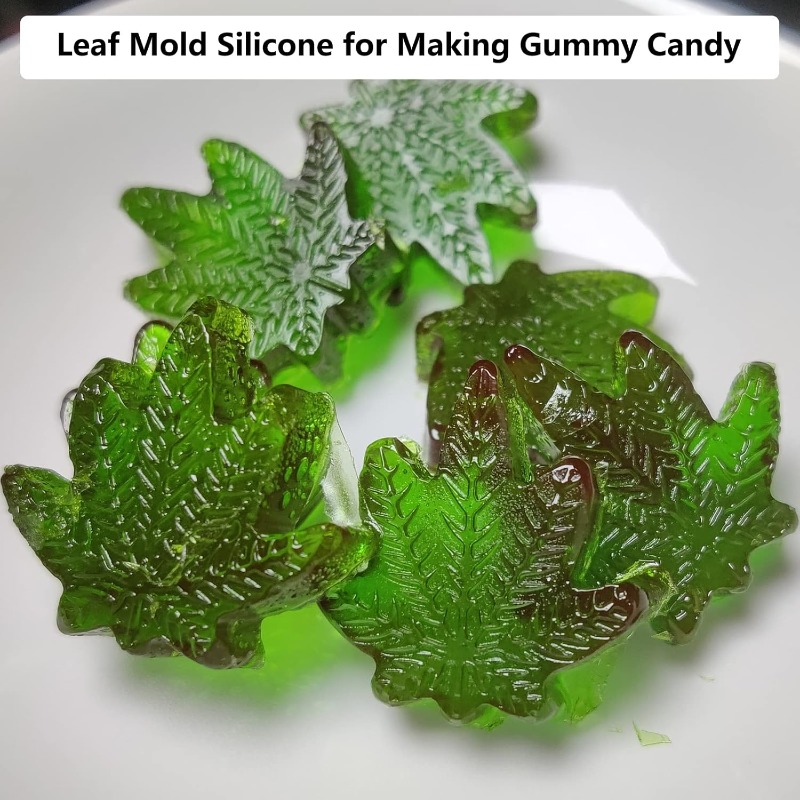 Marijuana Cannabis Hemp Leaf S - Gummy Candy ulasan dan harga