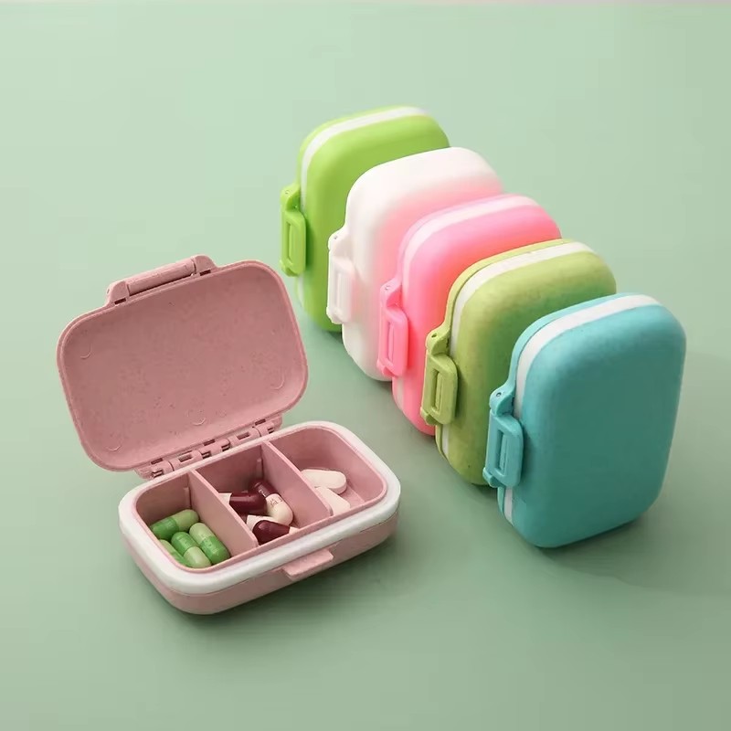 1-6Pcs Mini Portable Pills Org - Seaweed Snack ulasan dan harga