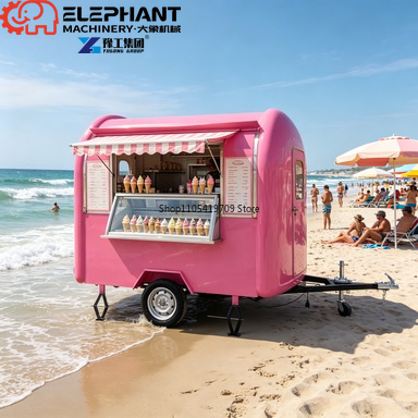 Street Vending Round Food Trai - Food Snacks Catering ulasan dan harga