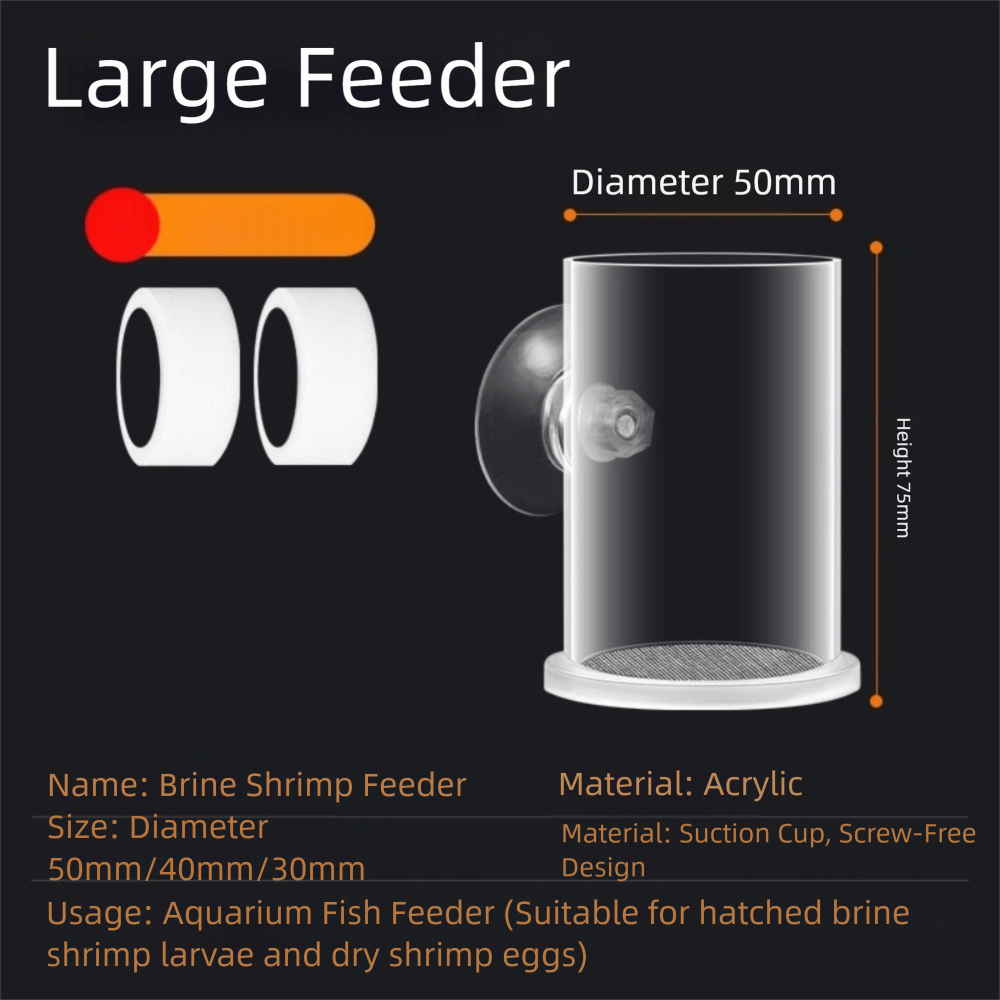 Acrylic Brine Shrimp Feeder Fi - Seaweed Snack ulasan dan harga