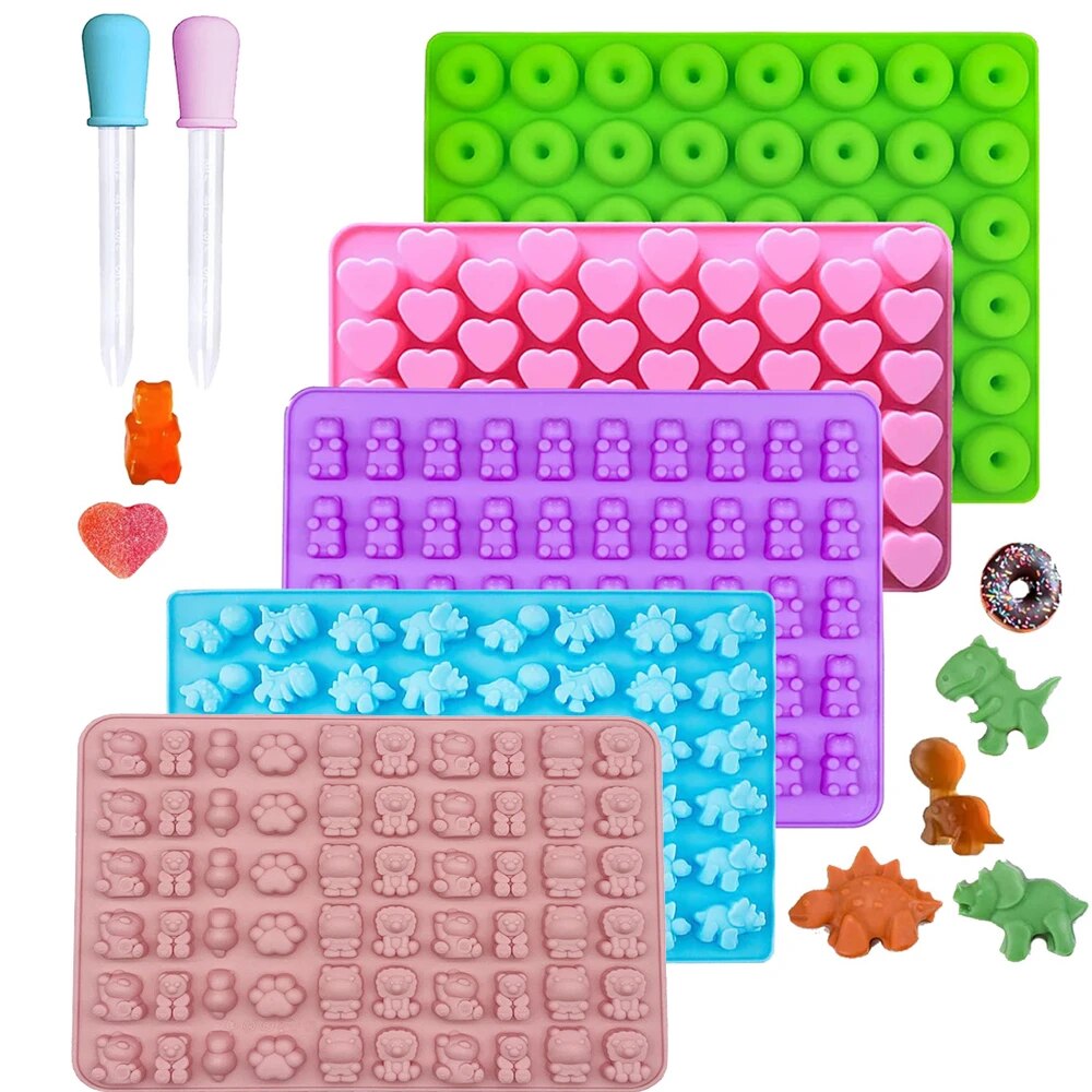 Gummy Bear Molds Silicone Mini - Gummy Candy ulasan dan harga