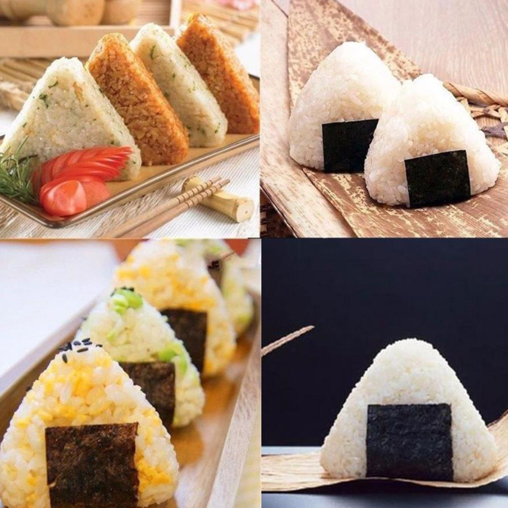 2Pcs Triangle Rice Mold Set Fo - Seaweed Snack ulasan dan harga