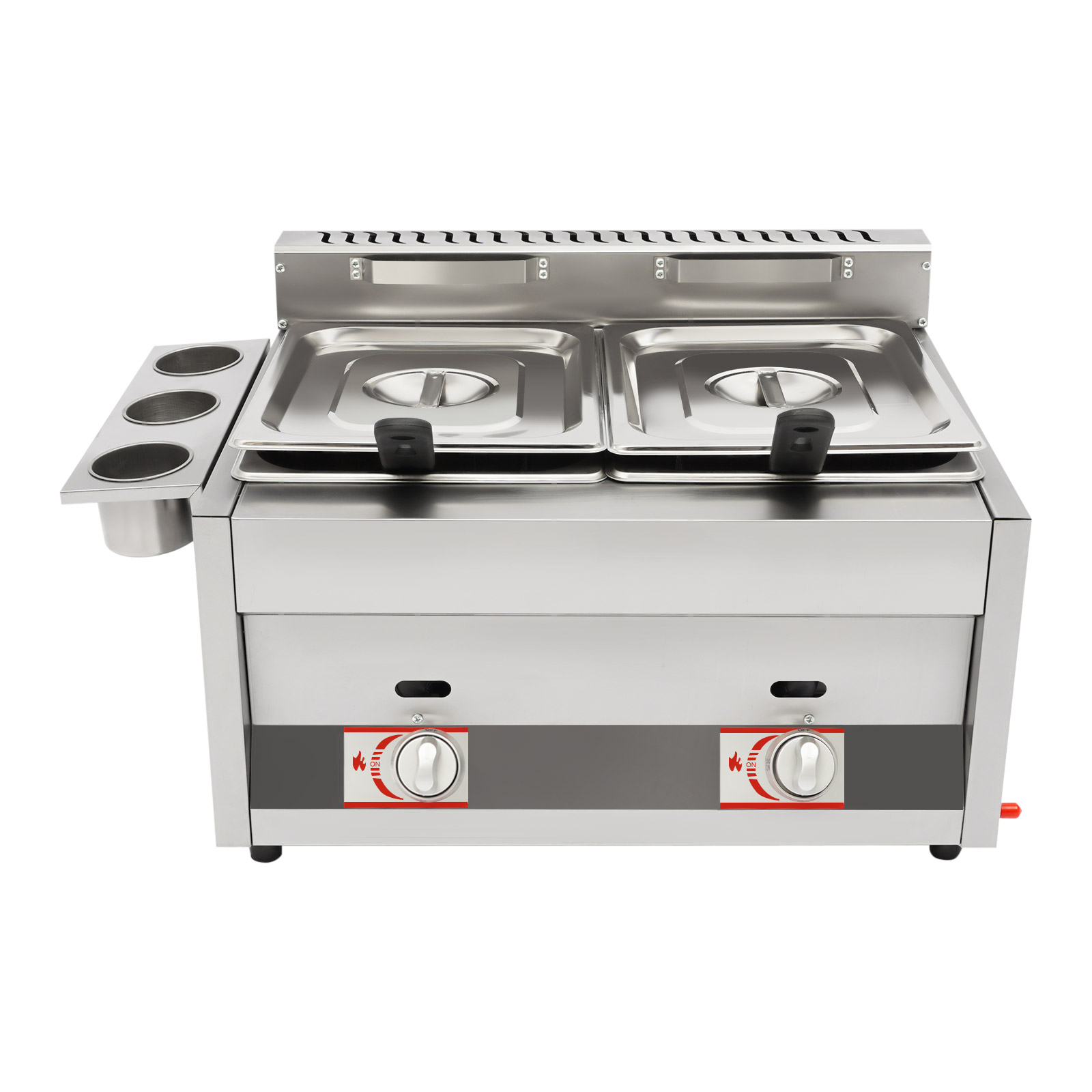Commercial Deep Fryer 2-Tank 6 - Food Snacks Catering ulasan dan harga