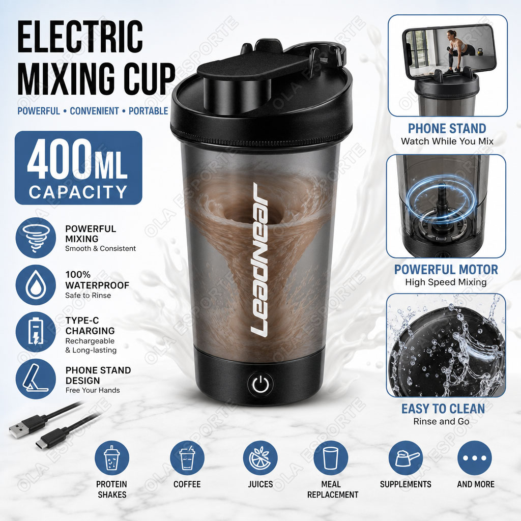 With Phone Holder Electric Mix - Protein Bar ulasan dan harga