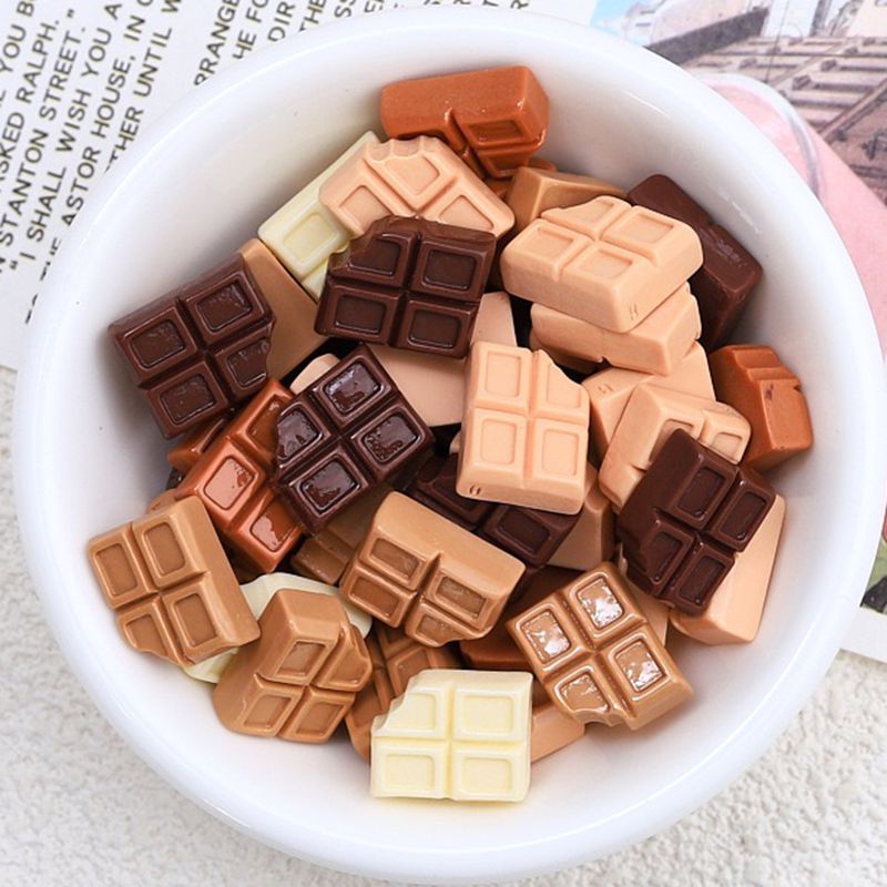 30Pcs New Cute Resin Cartoon S - Chocolate Snack ulasan dan harga