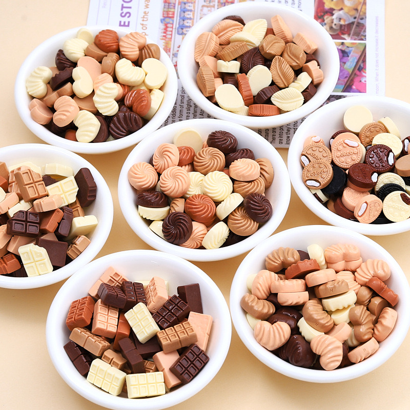 30Pcs New Cute Resin Cartoon S - Chocolate Snack ulasan dan harga