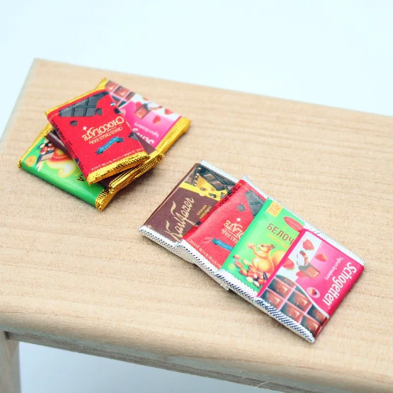 4Pcs Dollhouse Mini Chocolate  - Chocolate Snack ulasan dan harga