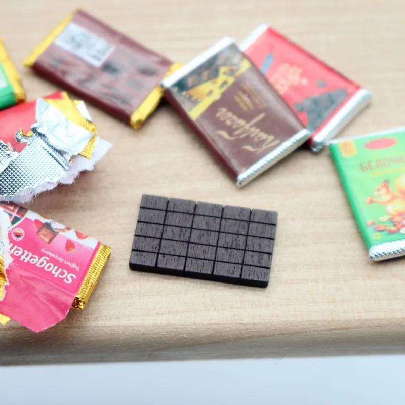 4Pcs Dollhouse Mini Chocolate  - Chocolate Snack ulasan dan harga