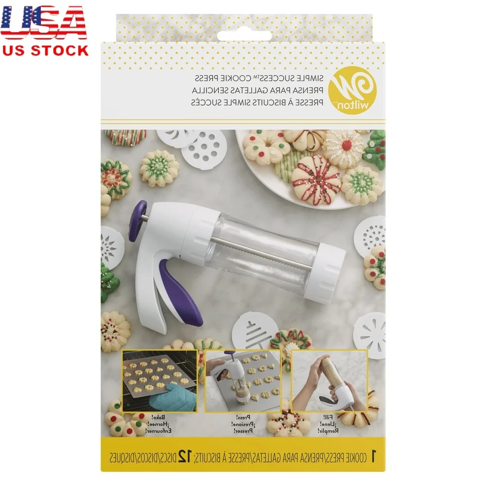 Ergonomic Cookie Press 13-Piec - Cookies Pack ulasan dan harga