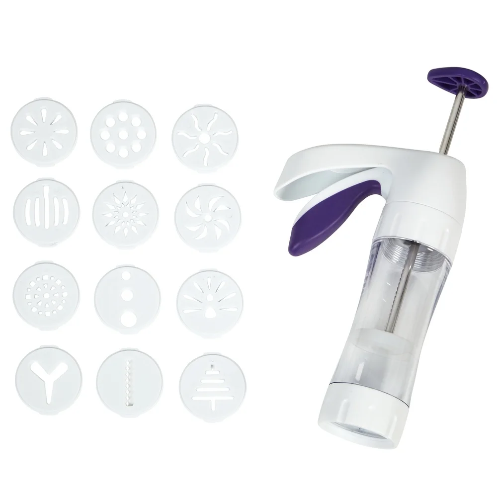 Ergonomic Cookie Press 13-Piec - Cookies Pack ulasan dan harga