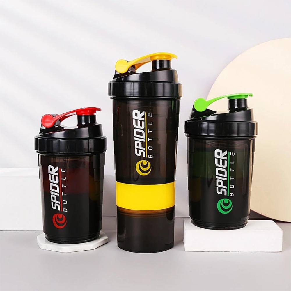 3 Layers Shaker Protein Bottle - Protein Bar ulasan dan harga