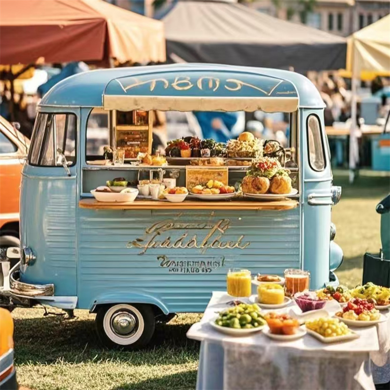 Portable Mobile Food Cart Trai - Food Snacks Catering ulasan dan harga