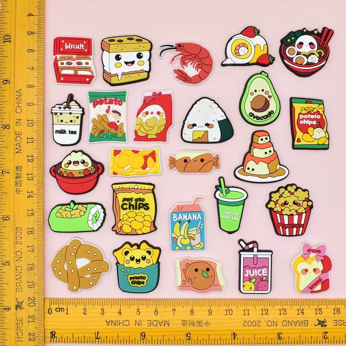 25-100pcs Mixed Food Series Sh - Food Snacks Drinks ulasan dan harga