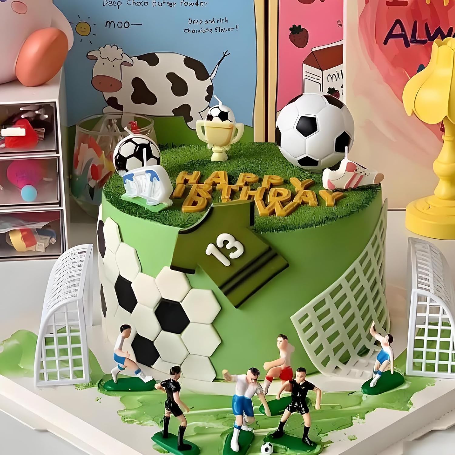 4PCS Football Themed Cookie Cu - Cookies Pack ulasan dan harga